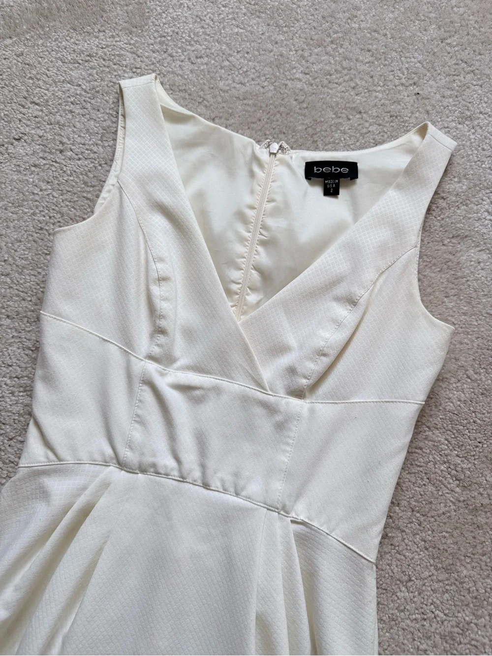 Bebe White Mini Dress - Picture 2 of 5